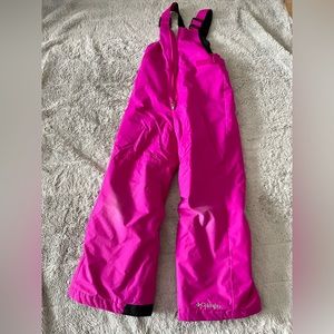 Girls Columbia snow pants